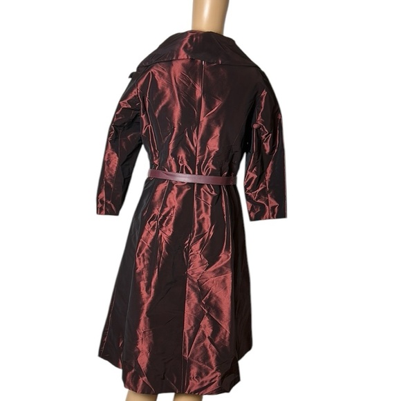 Tery Jon Taffeta shimmer dress by Ricki Freeman  Burgundy ,fit&flare,sz 10 ,EC - Picture 5 of 15